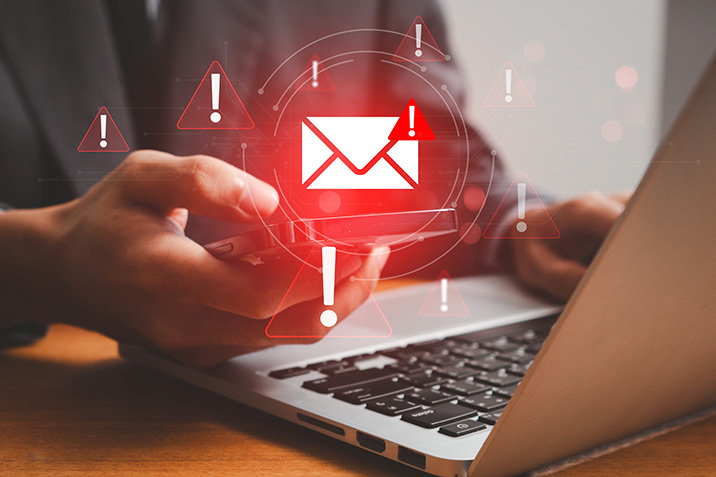Phishing-Warnung: Gefälschte E-Mails  im Umlauf 
